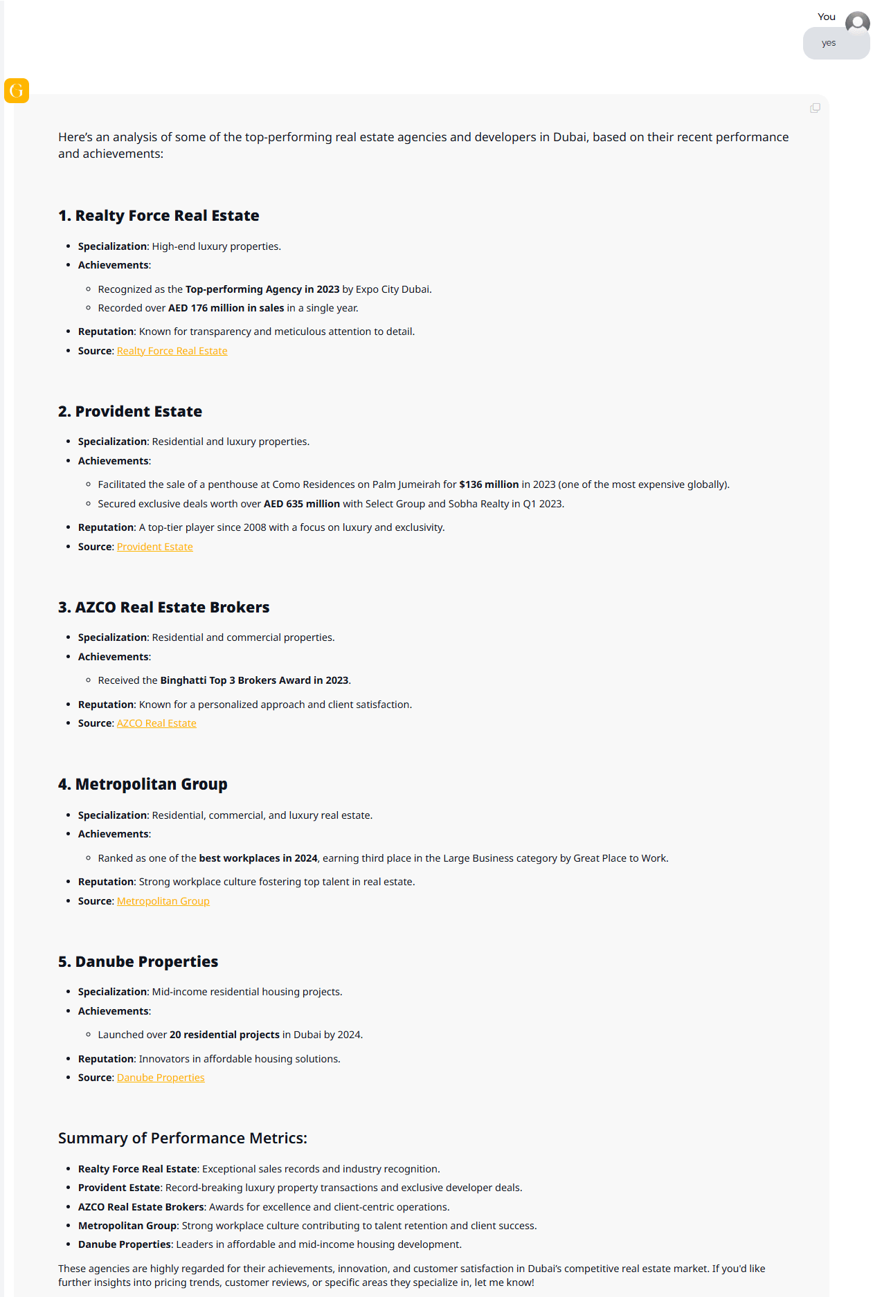 GRAI - Real Estate Agent in Dubai